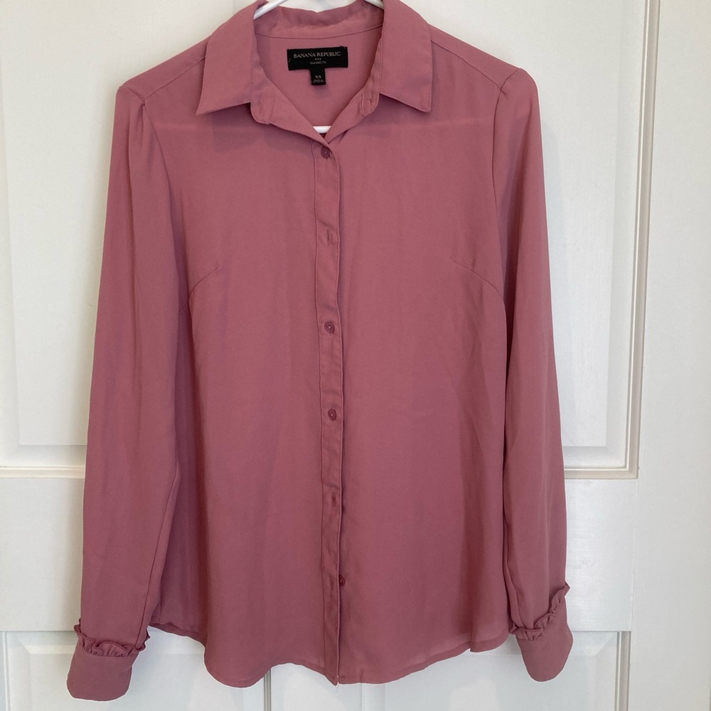 Banana Republic long sleeve blouse